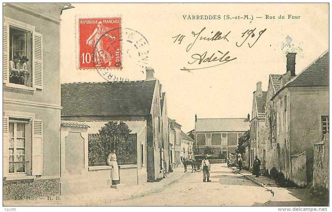 77.VARREDDES.N°21919.RUE DU FOUR - Other & Unclassified