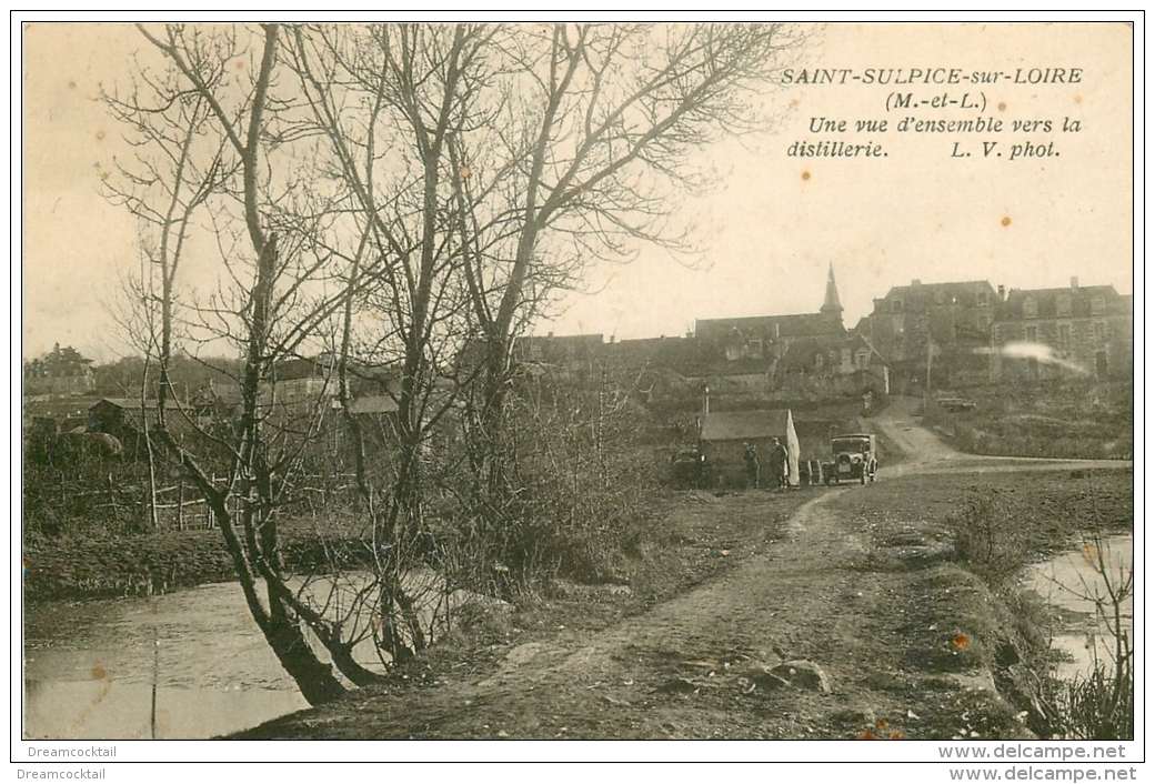 49 SAINT-SULPICE-SUR-LOIRE. La Distillerie Ave Personnages Et Camionnette - Autres & Non Classés