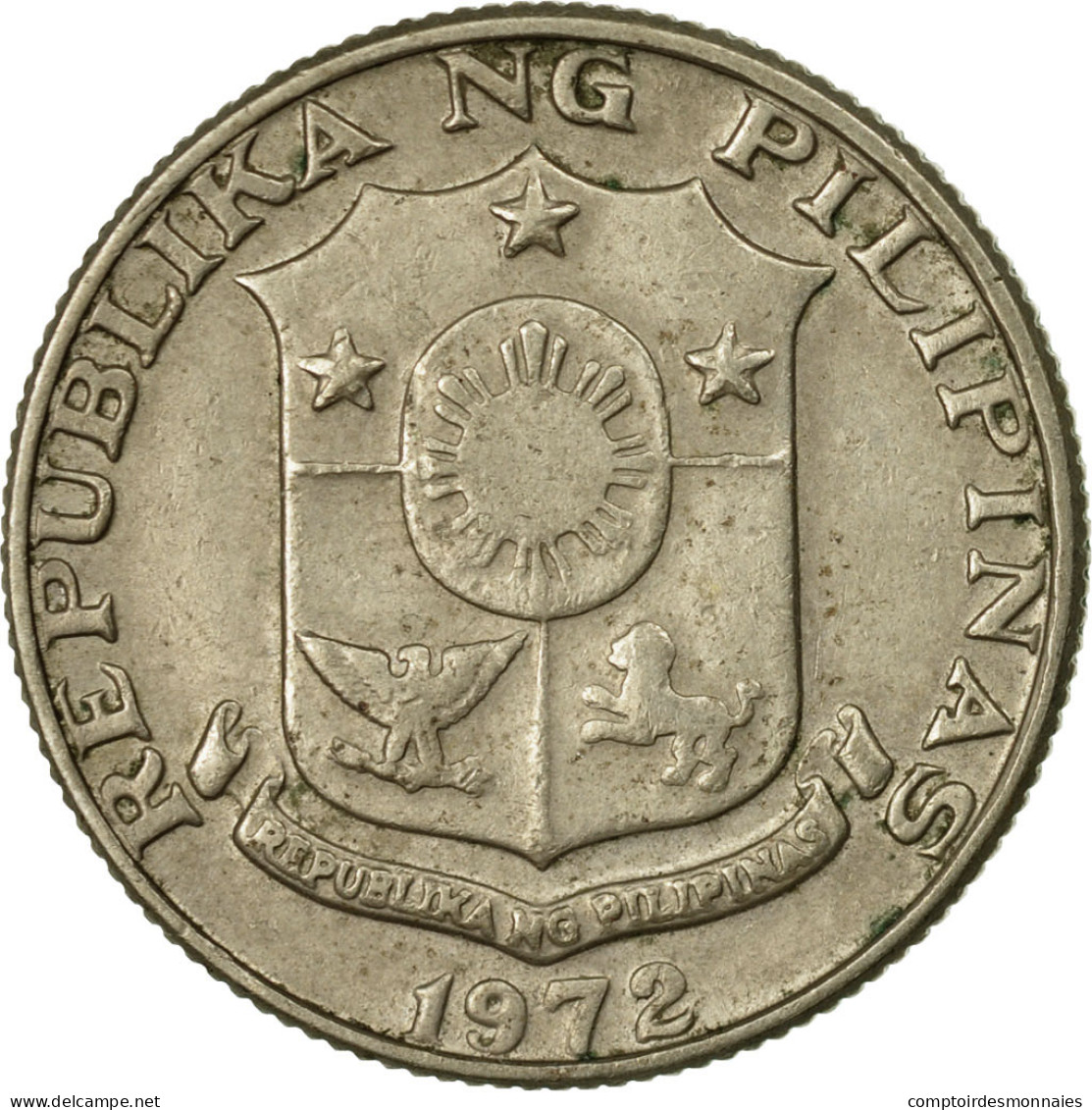 Monnaie, Philippines, 25 Sentimos, 1972, TB+, Copper-Nickel-Zinc, KM:199 - Philippines