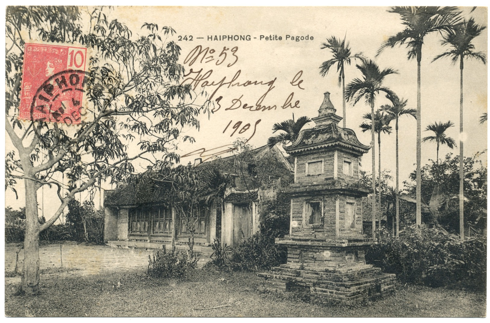 INDOCHINE CP 1905 HAIPHONG TONKIN - Lettres & Documents