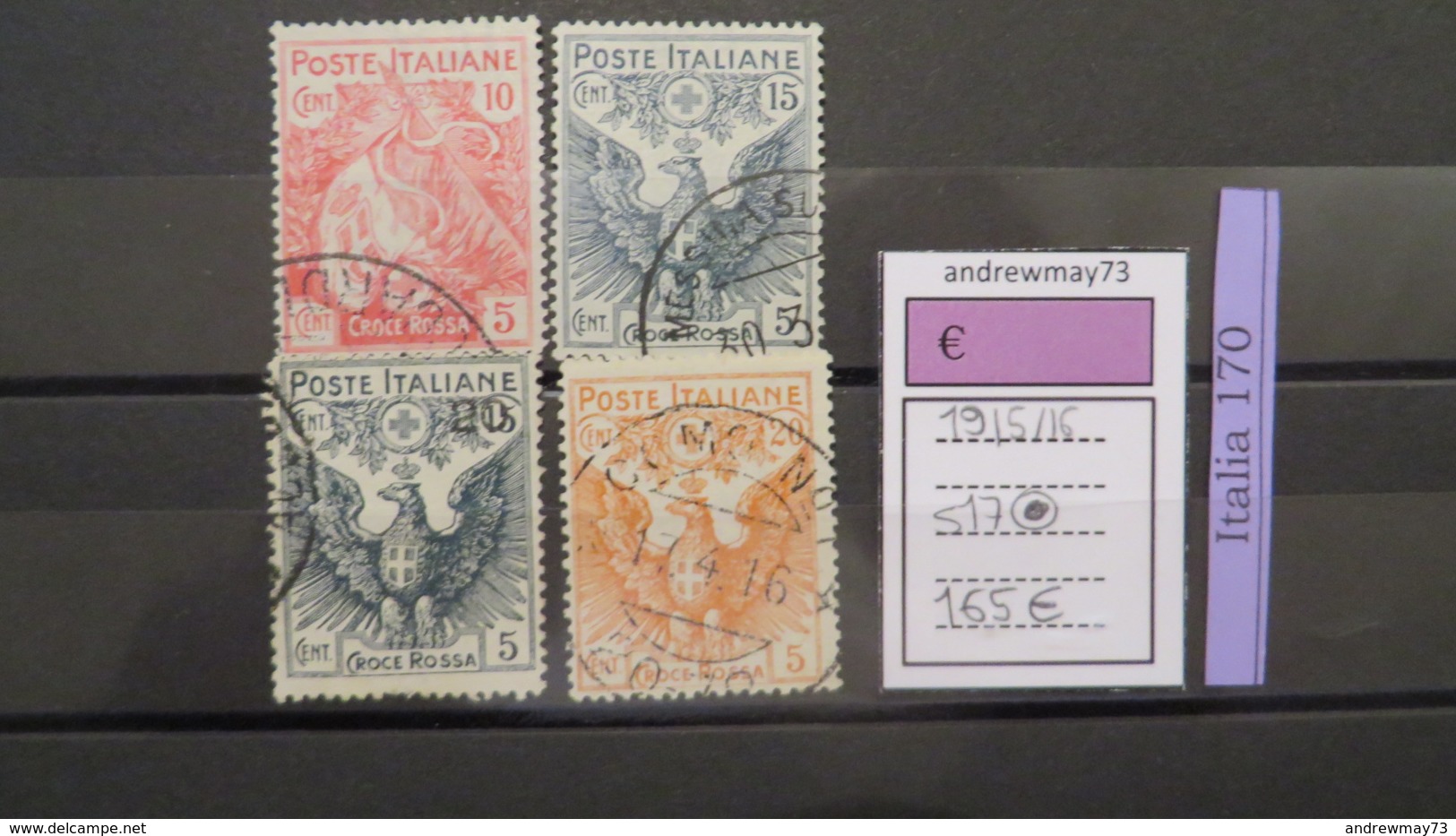 ITALY KINGDOM- SASSONE SET  NUMBER S 17 USED - Usati