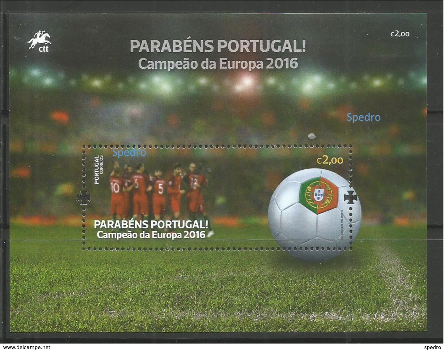 Portugal Campeão Da Europa De Futebol Soccer Jalkapallo Football Fußball Fodbold Fútbol Voetbal Calcio European Champion - Championnat D'Europe (UEFA)