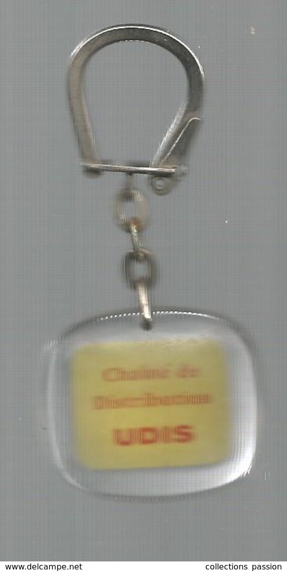 Porte Clefs, Clés  ,chaine De Distribution, UDIS , 2 Scans ,  Frais Fr 1.95 E - Portachiavi