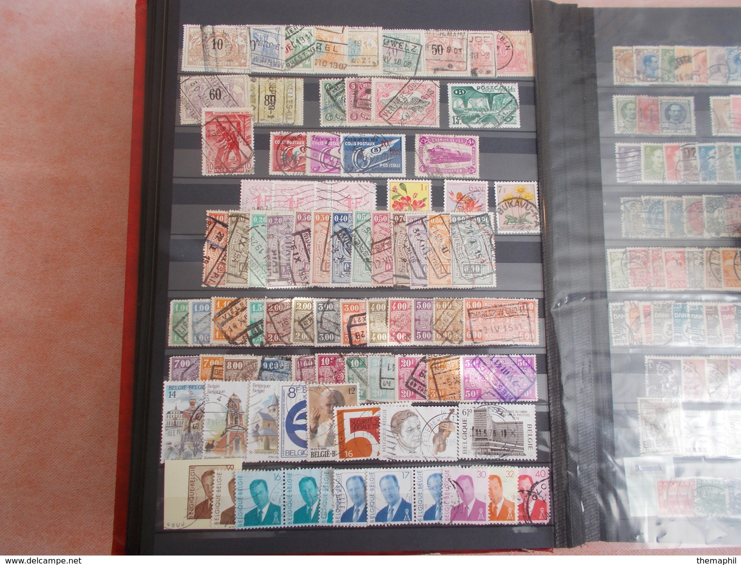 lot n° 269 une collection differents pays d'europe , classé . obl. / no paypal