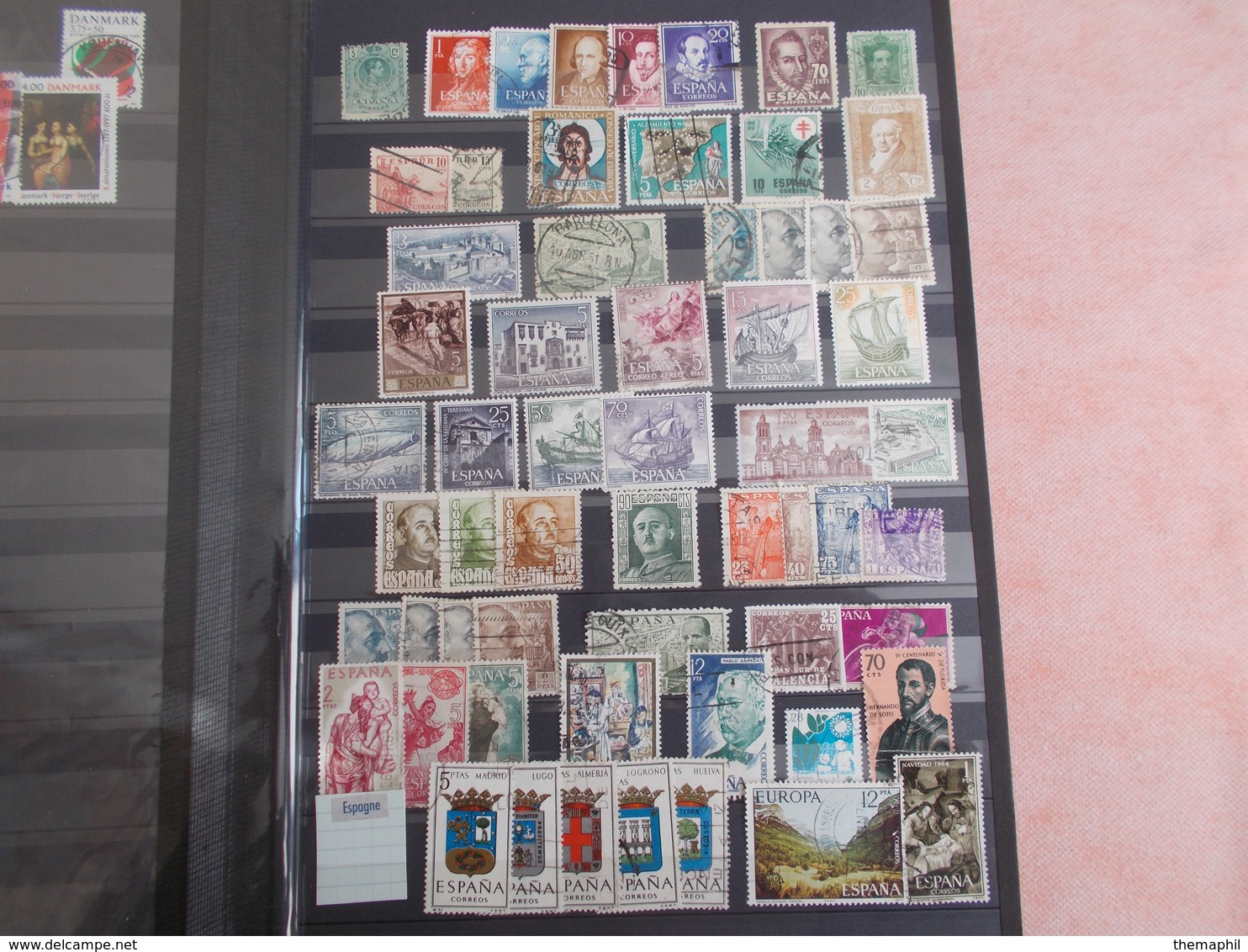 lot n° 269 une collection differents pays d'europe , classé . obl. / no paypal