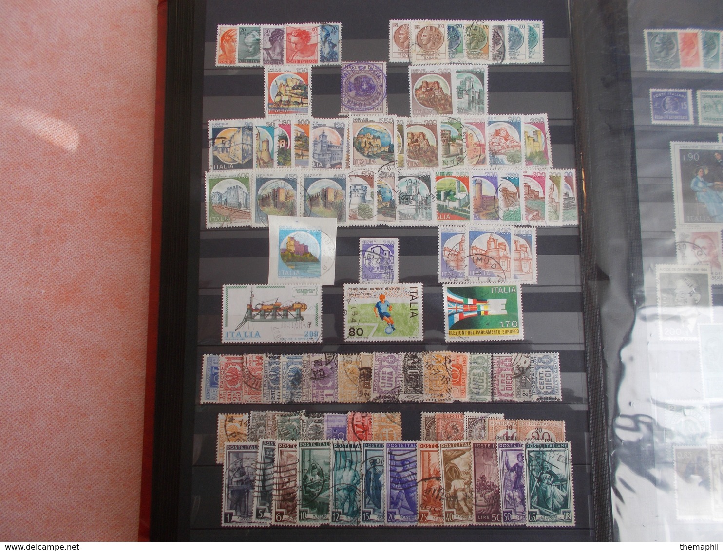 lot n° 269 une collection differents pays d'europe , classé . obl. / no paypal