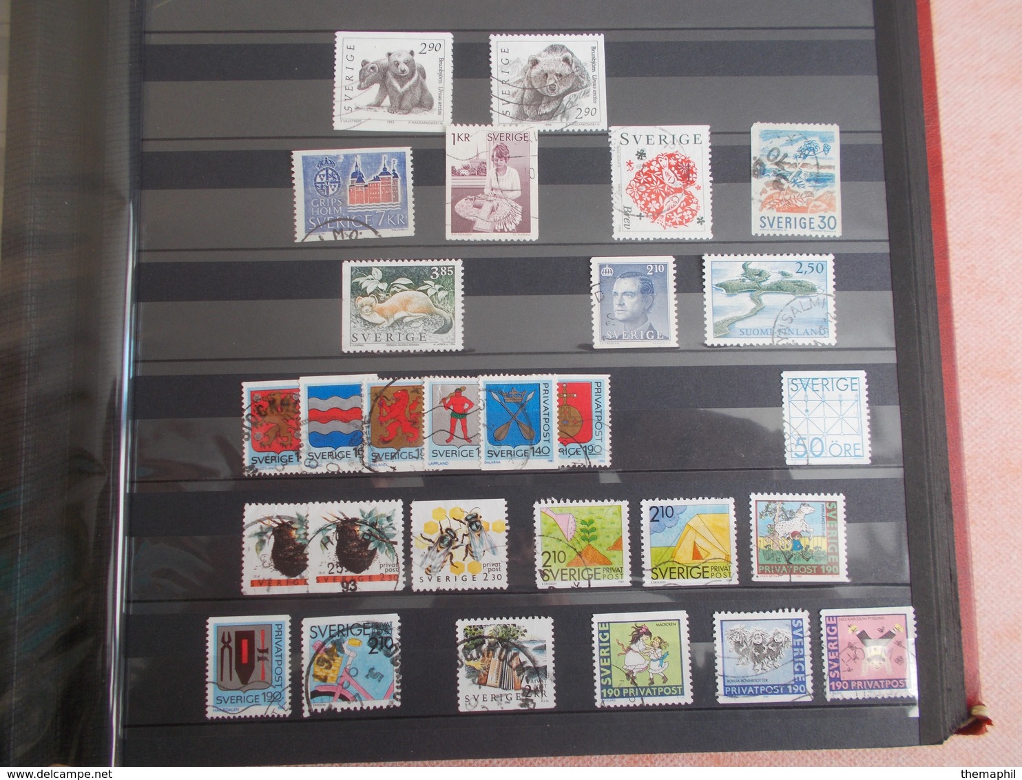 lot n° 269 une collection differents pays d'europe , classé . obl. / no paypal