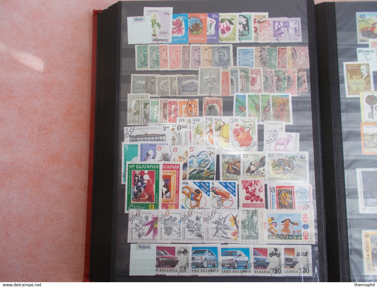 lot n° 269 une collection differents pays d'europe , classé . obl. / no paypal