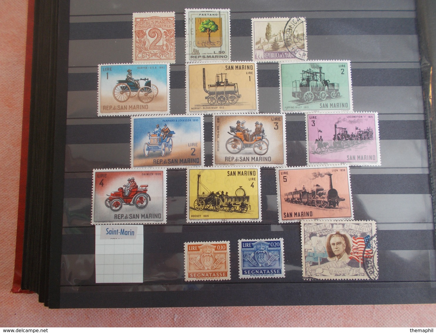 lot n° 269 une collection differents pays d'europe , classé . obl. / no paypal