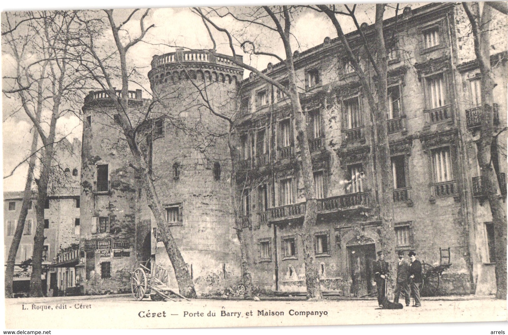 FR66 CERET - Roque - Tour Du Barry Et Maison Companyo - Animée - Belle - Ceret