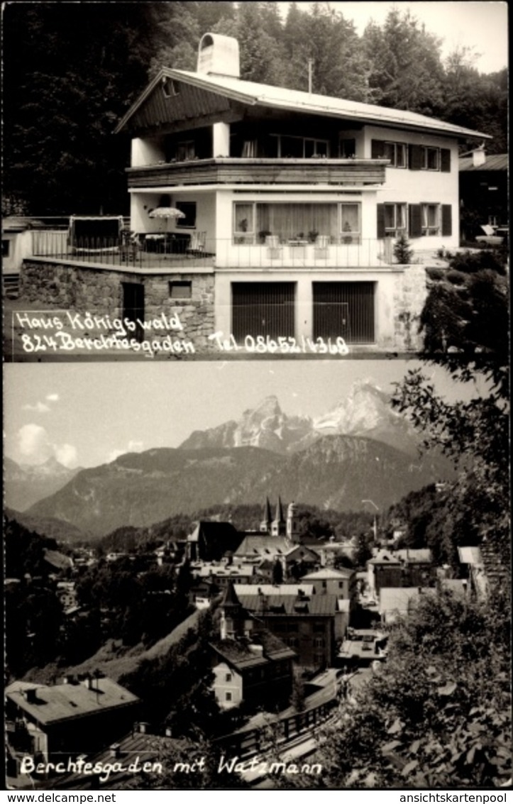 Cp Berchtesgaden Oberbayern, Haus Königswald, L.E. Gnadl, Watzmann - Other & Unclassified