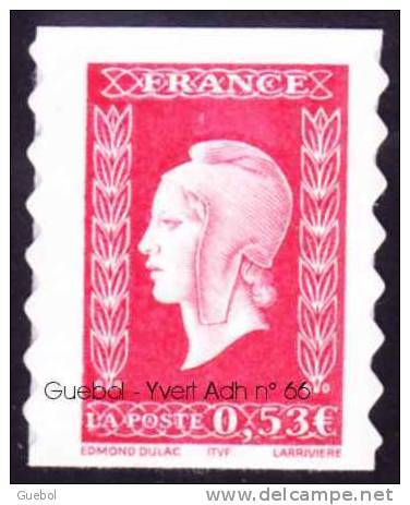 France Autoadhésif ** N°   66 Ou 3841 - Marianne De Dulac - Neufs