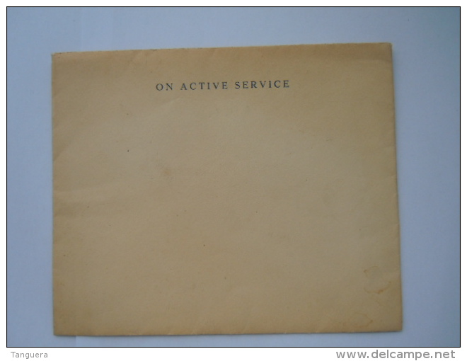 Christmas 1944 2nd Tactical Air Force Royal Wenskaart Carte De Voeux 2nd Taf Welfare + Enveloppe On Active Service - 1939-45