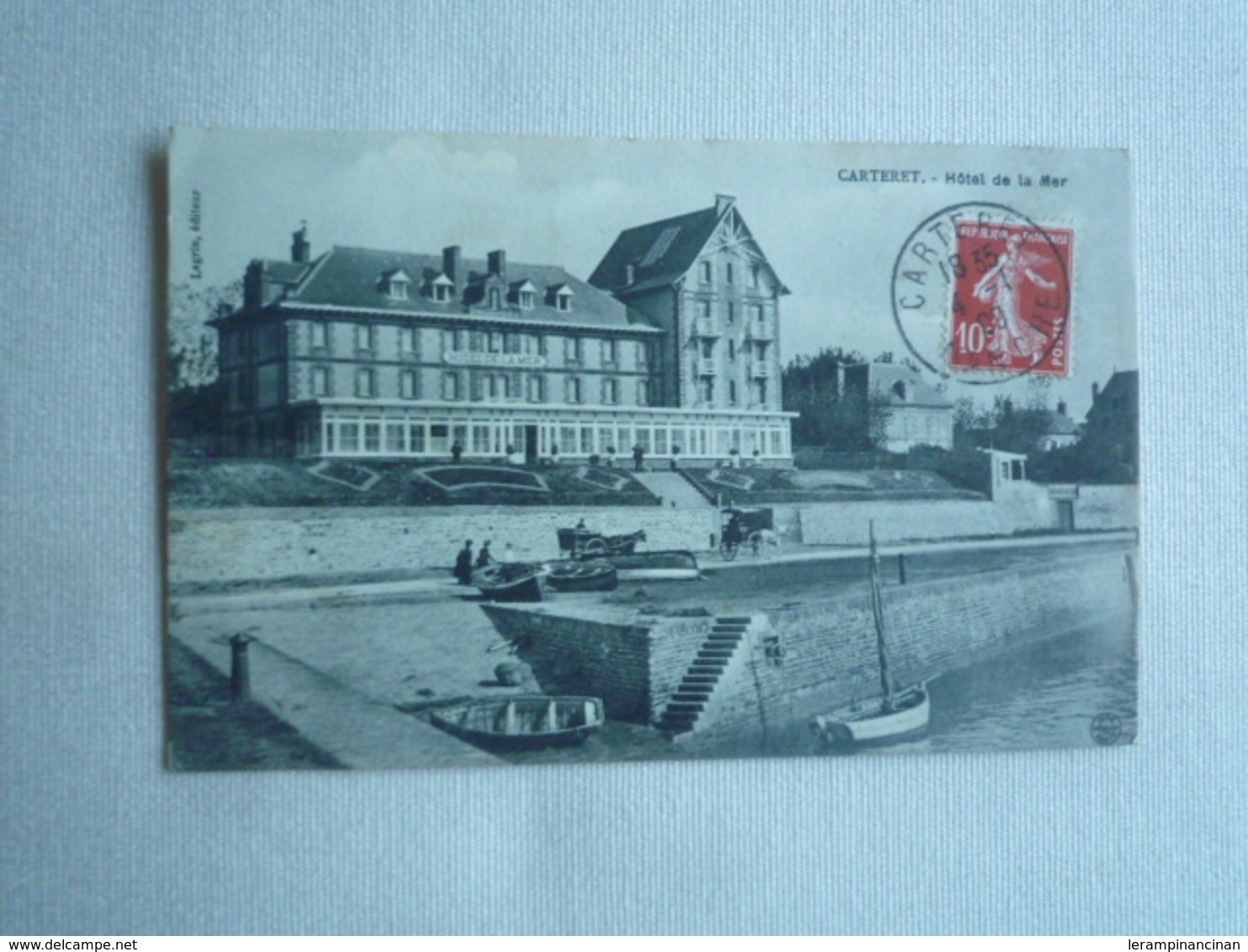 1909 CARTERET HOTEL DE LA MER EDITIONS ?  CIRCULÉE DIVISÉE  ETAT BON - Carteret