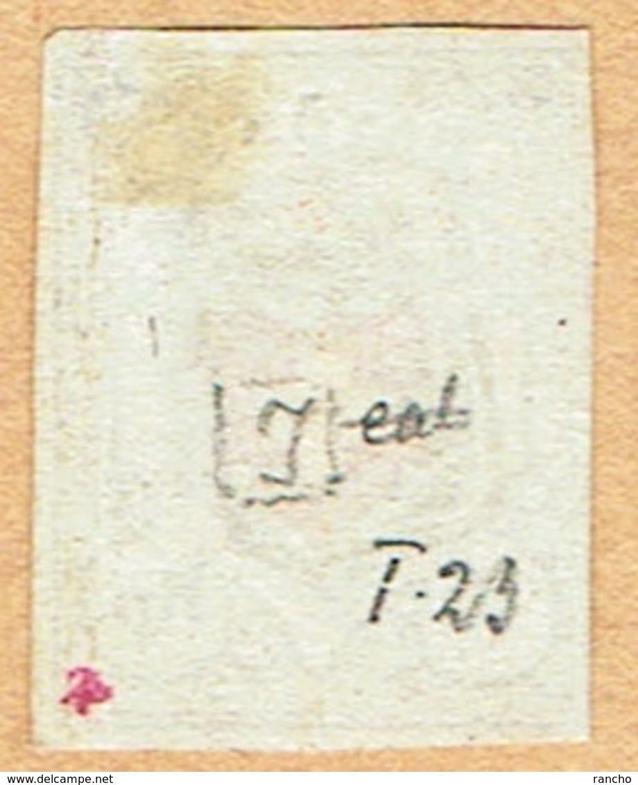 1850 RAYON II TIMBRE OBLITERE & SIGNE C/.S.B.K. Nr:16II/A2. Y&TELLIER Nr:15a. MICHEL Nr:8II. - 1843-1852 Kantonalmarken Und Bundesmarken