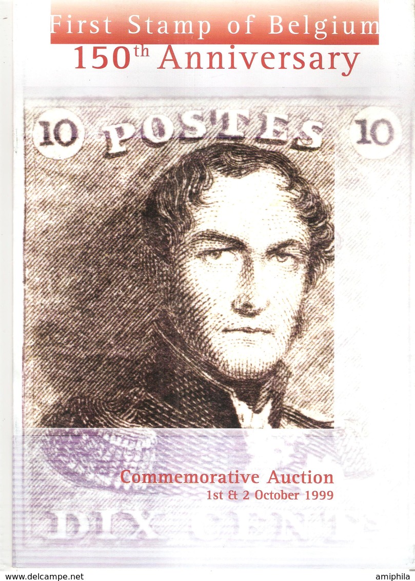 First Stamp Of Belgium, 150th Aniversary - Catalogue De Vente De Corneille SOETEMAN Avec Estimations NEUF - Sonstige & Ohne Zuordnung