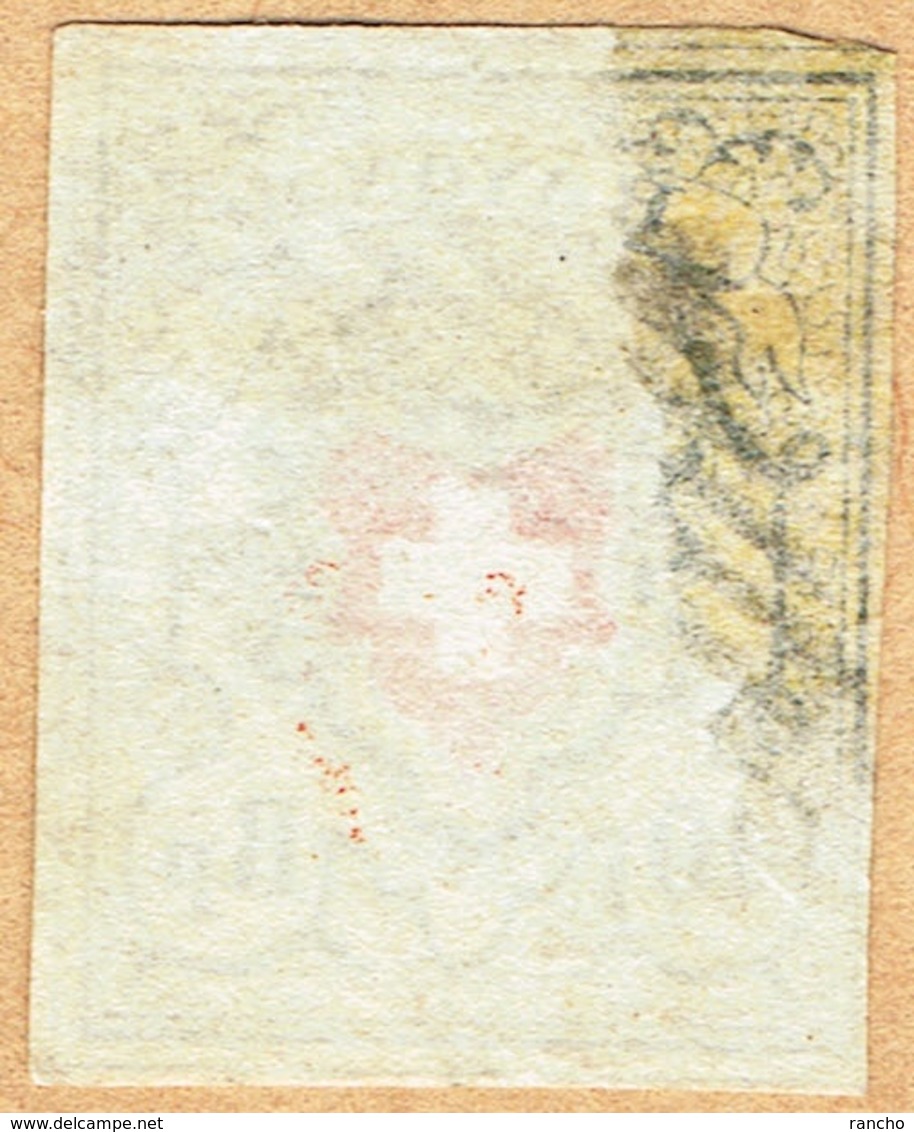 1850 RAYON II TIMBRE OBLITERE C/.S.B.K. Nr:16II. Y&TELLIER Nr:15. MICHEL Nr:8II. - 1843-1852 Federal & Cantonal Stamps