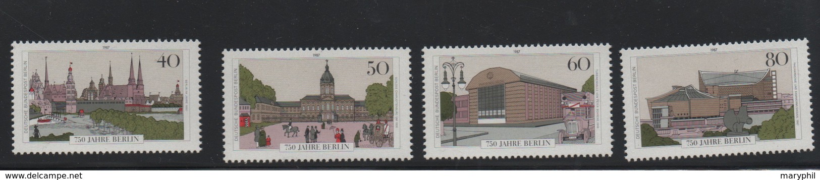 LOT 168 -  ALLEMAGNE BERLIN N° 734/737 **  -  MONUMENTS - Cote 6.50 € - Monuments