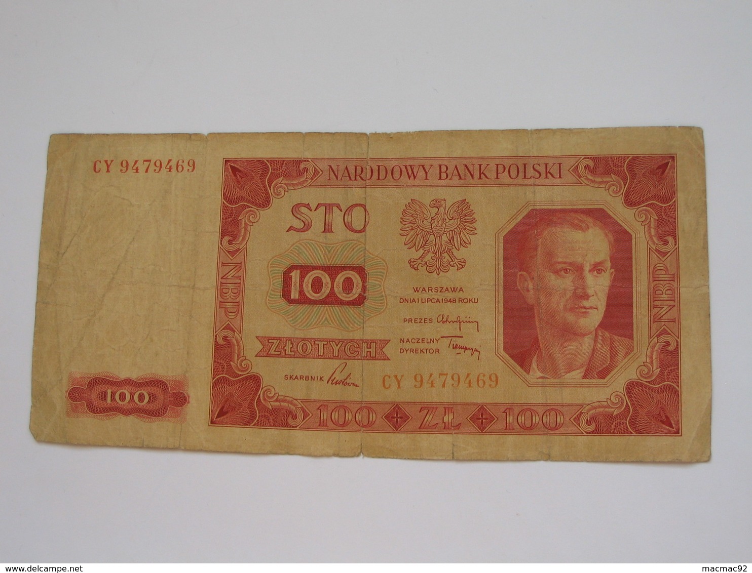 100 Sto Zlotych 1948 - Pologne - Narodowy Bank Polski   **** EN ACHAT IMMEDIAT **** - Poland