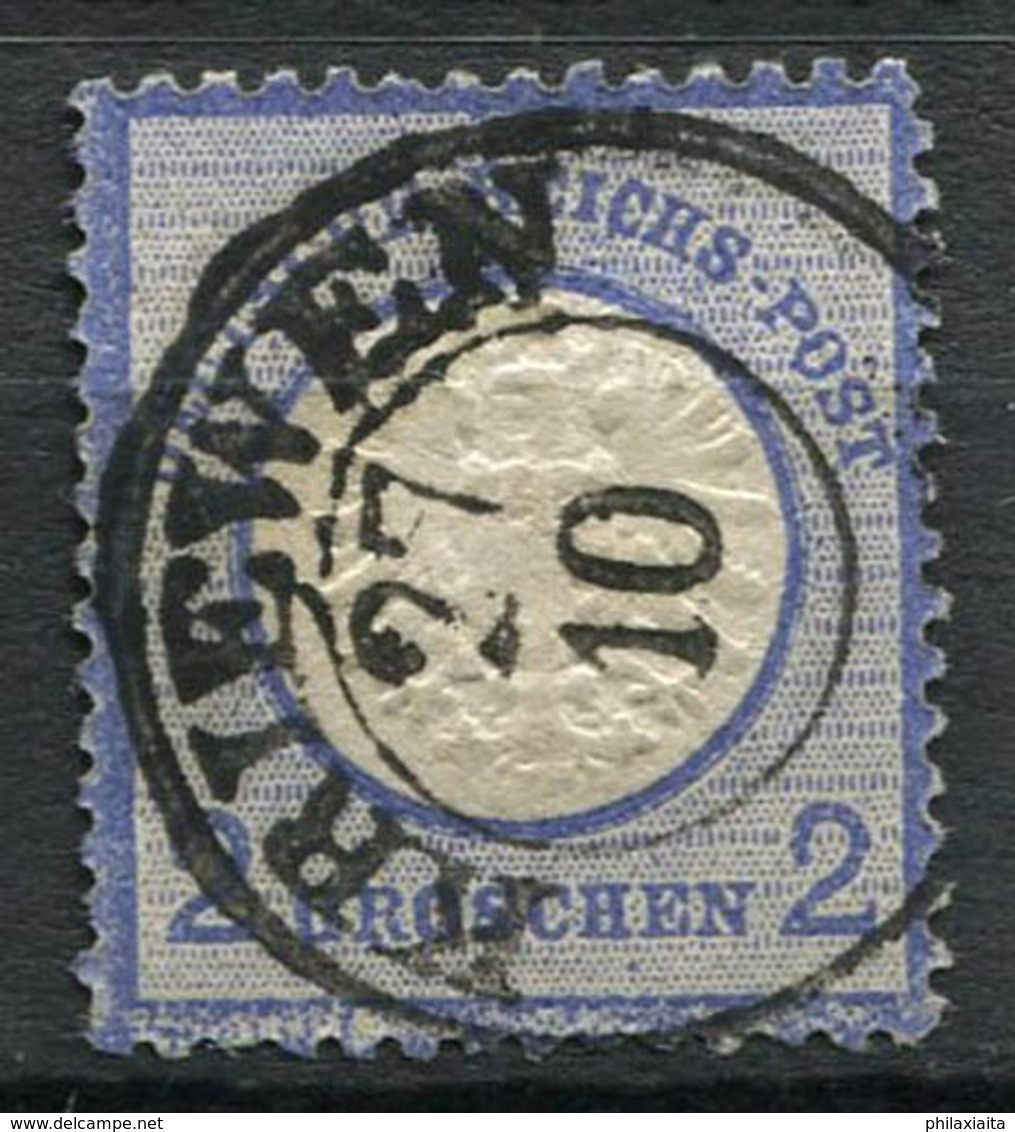Germania Impero 1872 Mi. 20 Usato 100% 2 Gr, Scudo Grande - Used Stamps