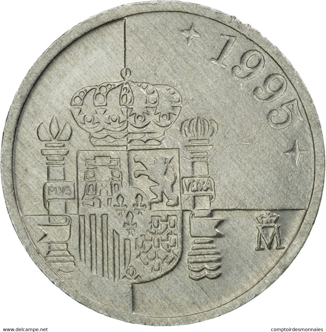 Monnaie, Espagne, Juan Carlos I, Peseta, 1995, TTB, Aluminium, KM:832 - 1 Peseta