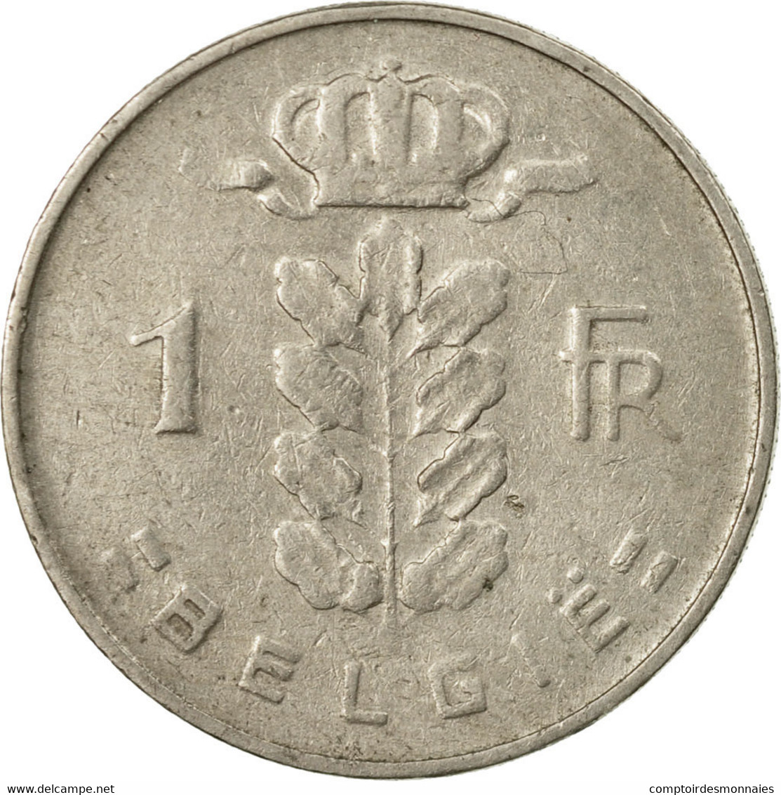 Monnaie, Belgique, Franc, 1966, TB, Copper-nickel, KM:143.1 - 1 Franc