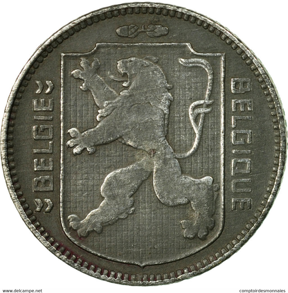 Monnaie, Belgique, Franc, 1945, TTB, Zinc, KM:128 - 1 Franc