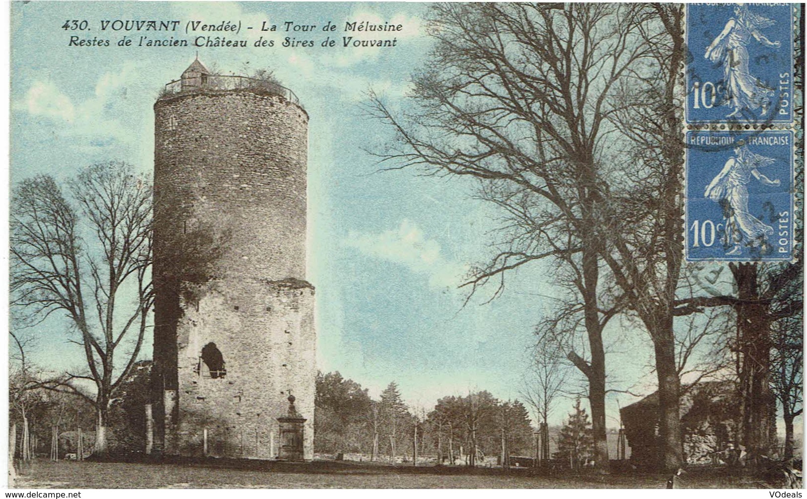 CP - France - (85) Vendée - Vouvant - La Tour De Mélusine - Poiré-sur-Vie