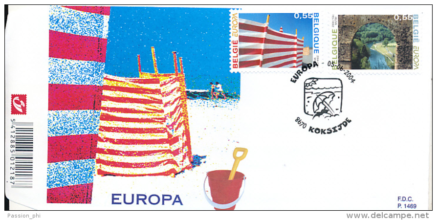 BELGIUM FDC COB 3291/92 - 2001-2010