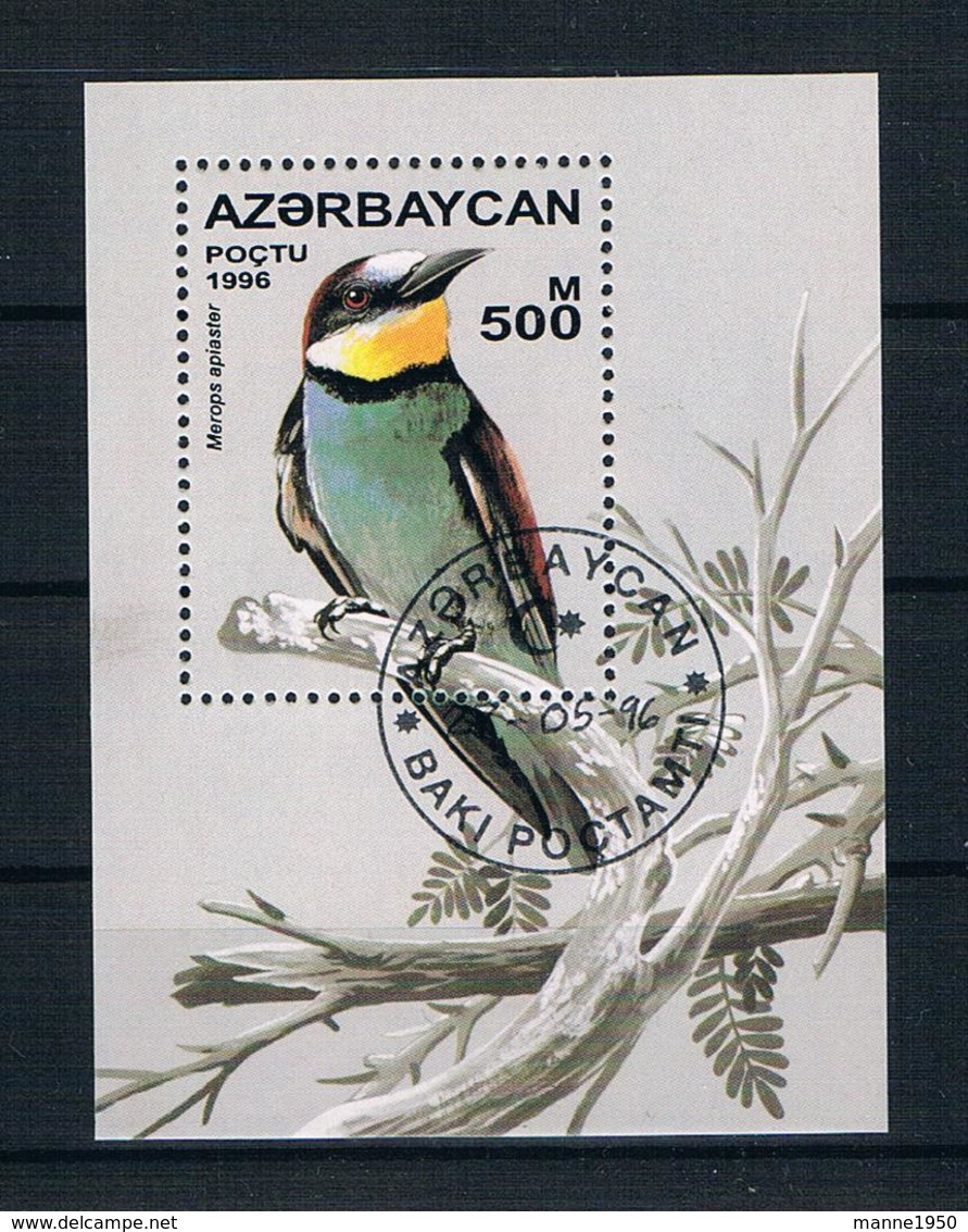 Aserbaidschan 1996 Vögel Block 23 Gestempelt - Azerbaiján
