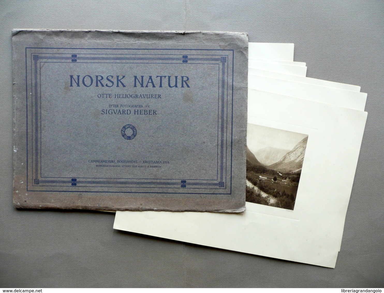 Norsk Natur Otte Heliogravurer Sigvard Heber Cammermeyers Boghandel 1914 - Altri & Non Classificati