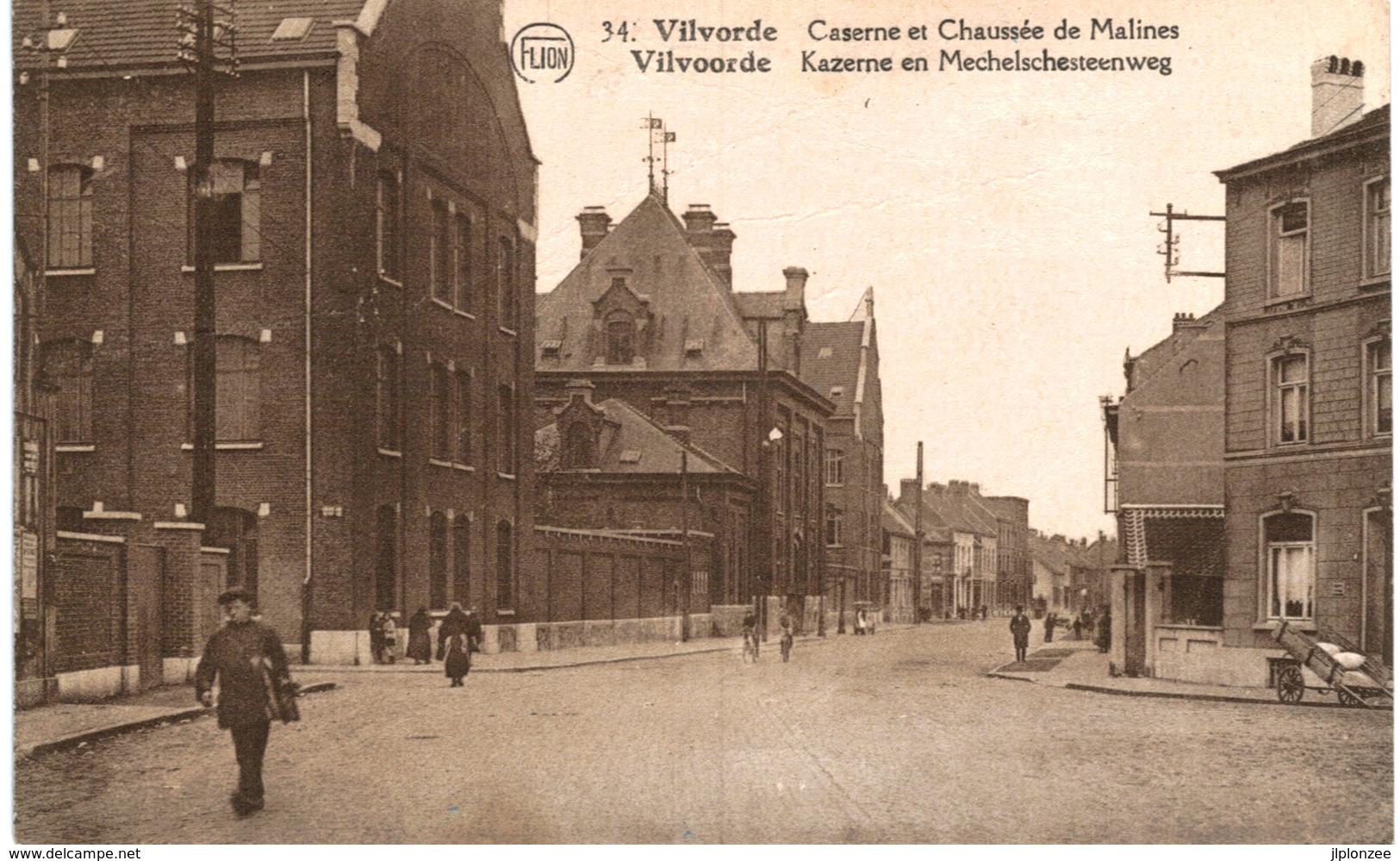 VILVORDE  Caserne Et Chaussée De Malines - Vilvoorde