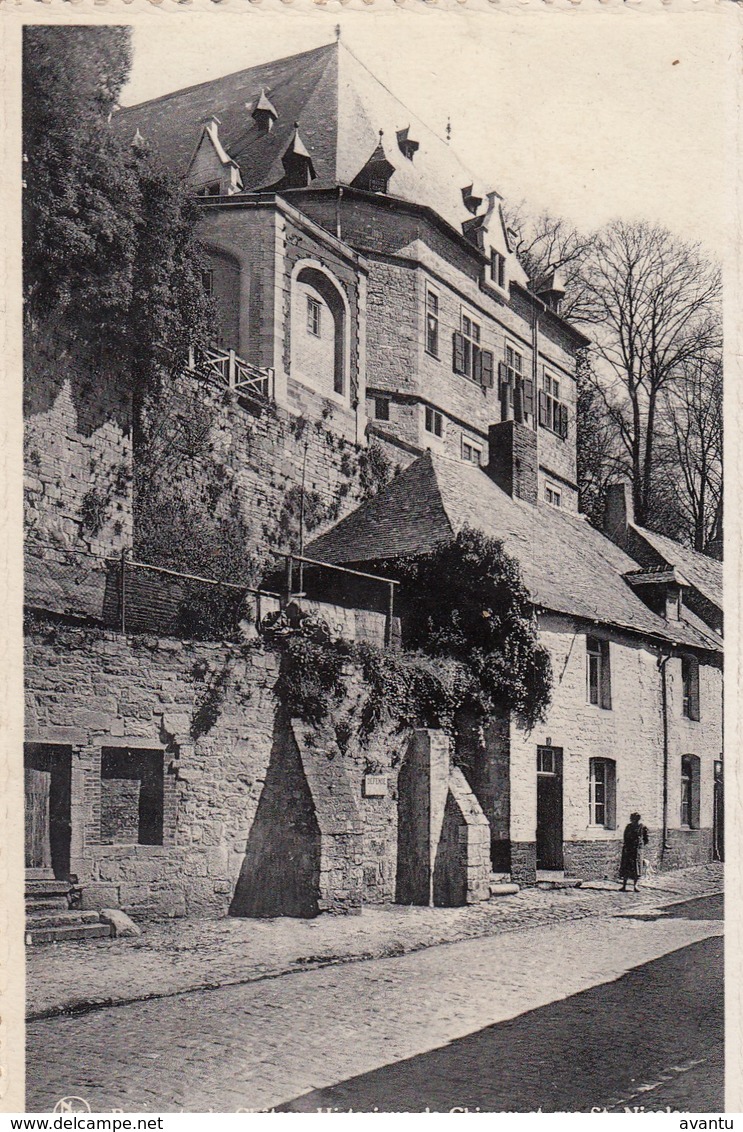 CHIMAY /  REMPARTS DU CHATEAU ET RUE ST NICOLAS - Chimay