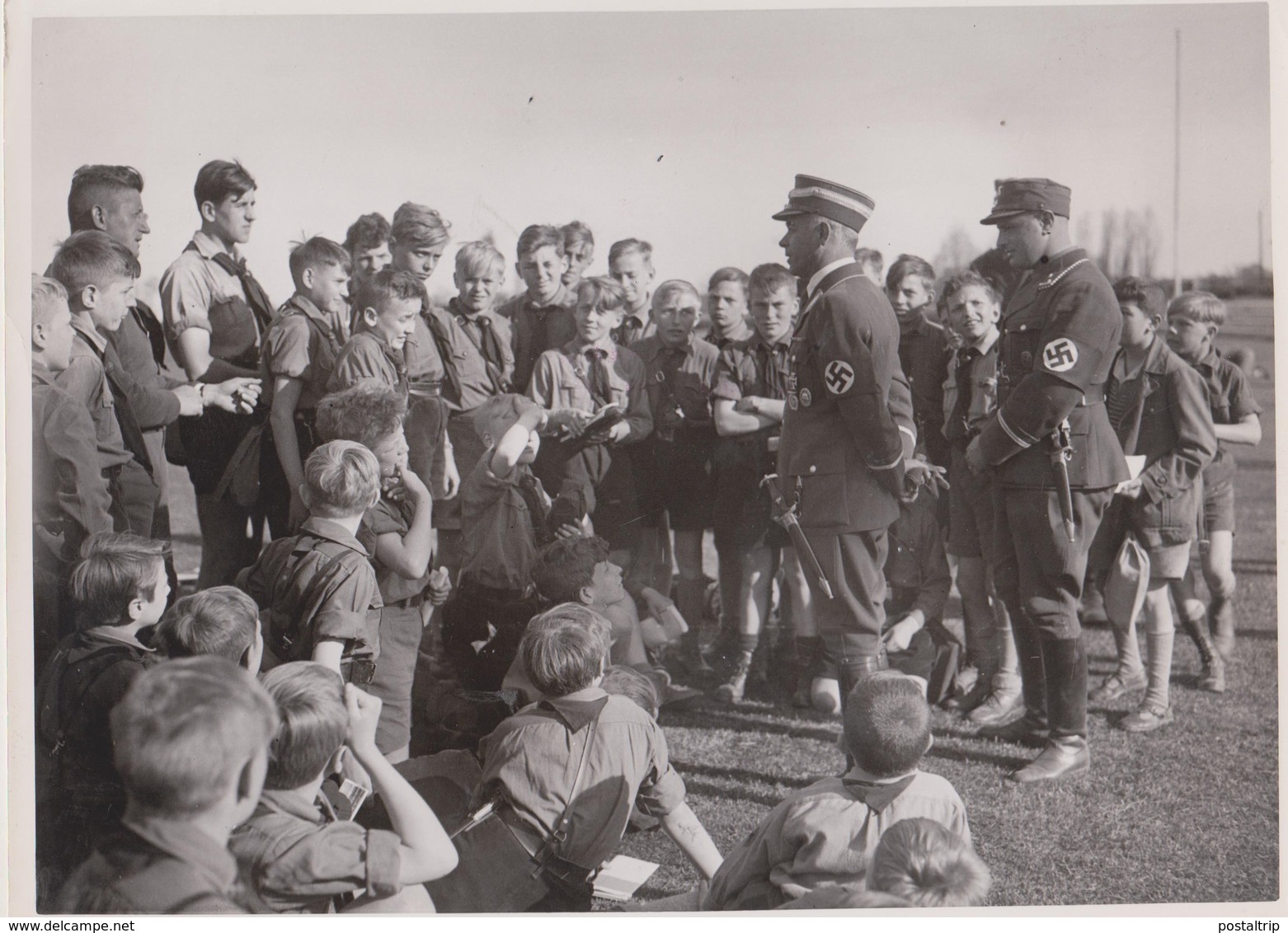 FS TWO SA MEN SCOUTS     GERMAN FOTO DE PRESSE Brian L Davis Archive - War, Military