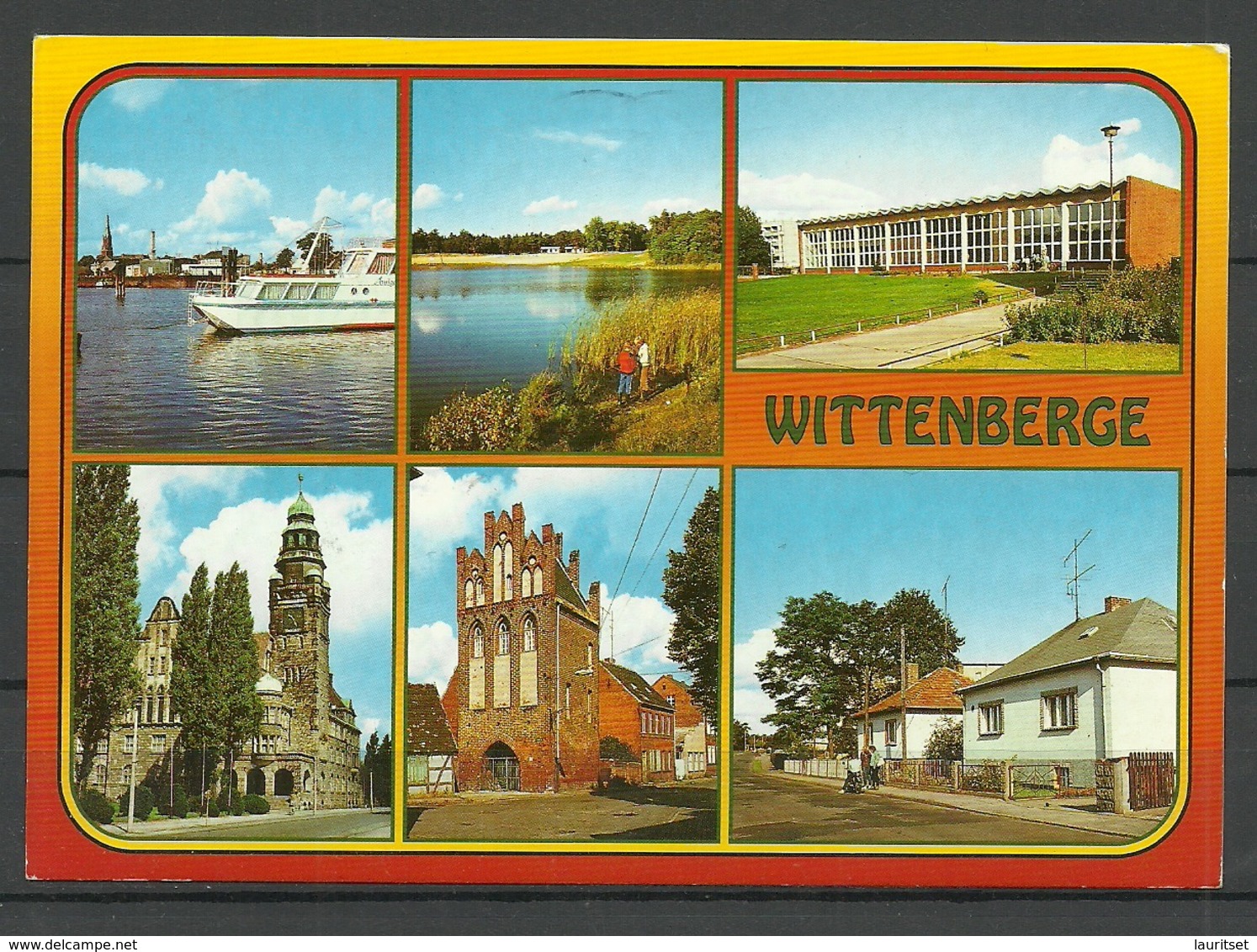 Deutschland Ansichtskarte WITTENBERGE 1992 Gesendet, Mit Briefmarke - Wittenberge