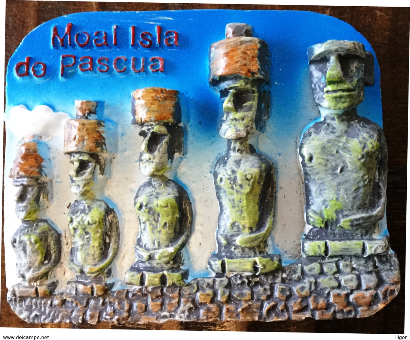 Easter Pascua Island Heritage Frigde Magnet, From Easter Island, Rare - Tourisme