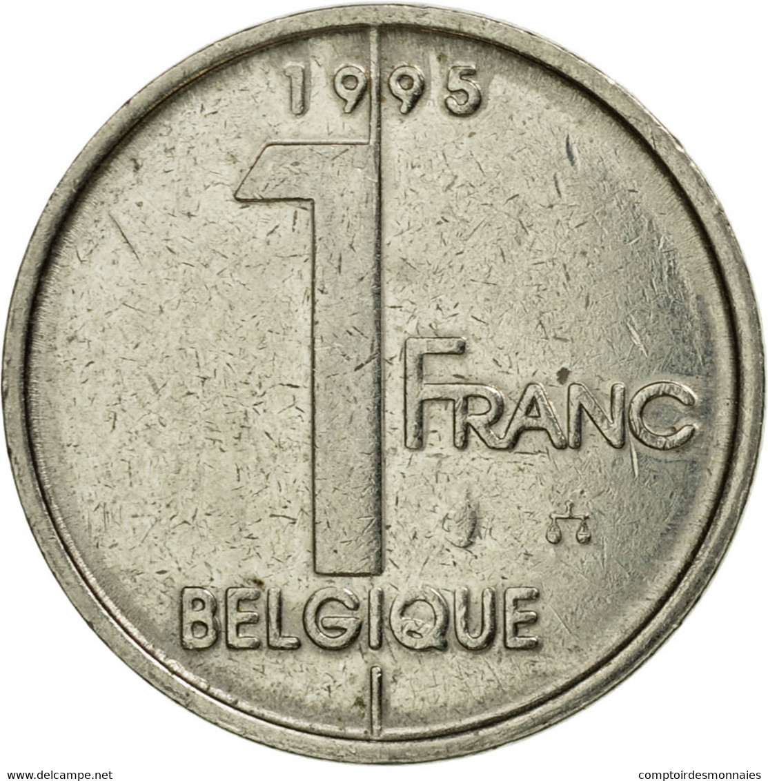 Monnaie, Belgique, Albert II, Franc, 1993, Bruxelles, TTB, Nickel Plated Iron - 1 Franc