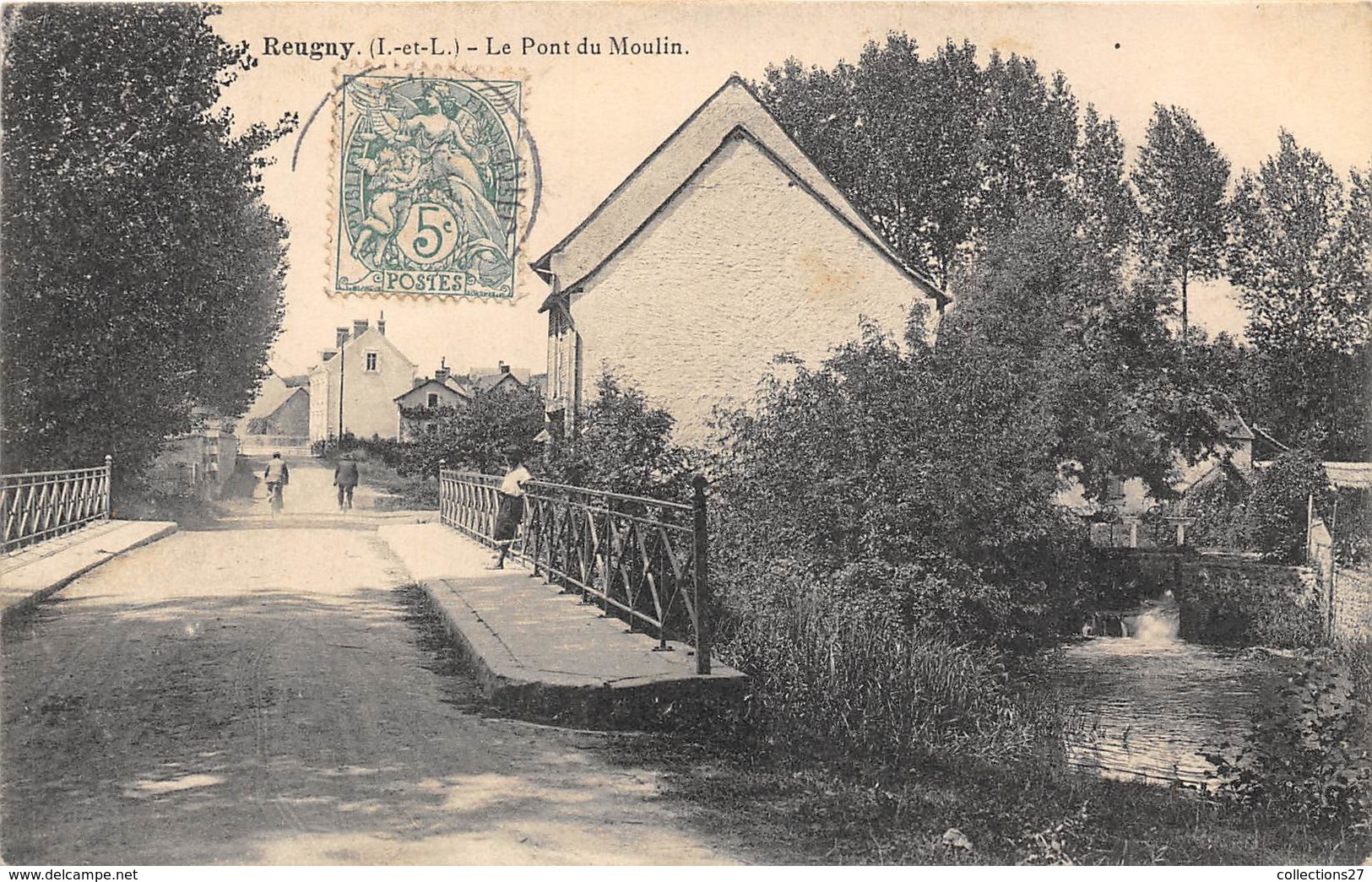 37-REUGNY- LE PONT DU MOULIN - Reugny