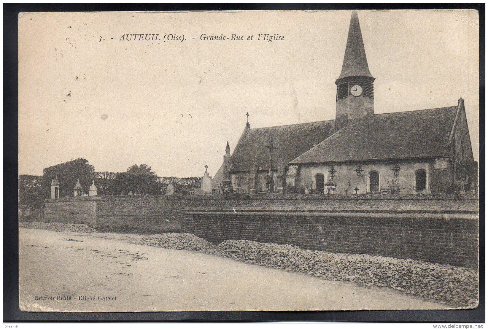 AUTEUIL 60 - Grande Rue Et L'Eglise - Autres & Non Classés