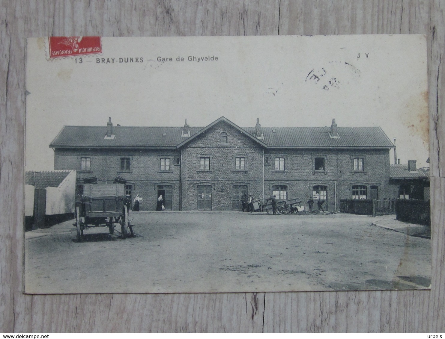 CPA Bray-Dunes .. Gare De Ghyvelde - Bray-Dunes