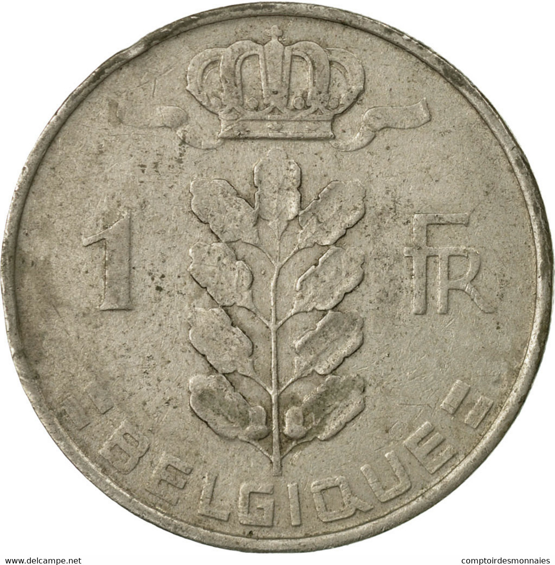 Monnaie, Belgique, Franc, 1951, B+, Copper-nickel, KM:142.1 - 1 Franc