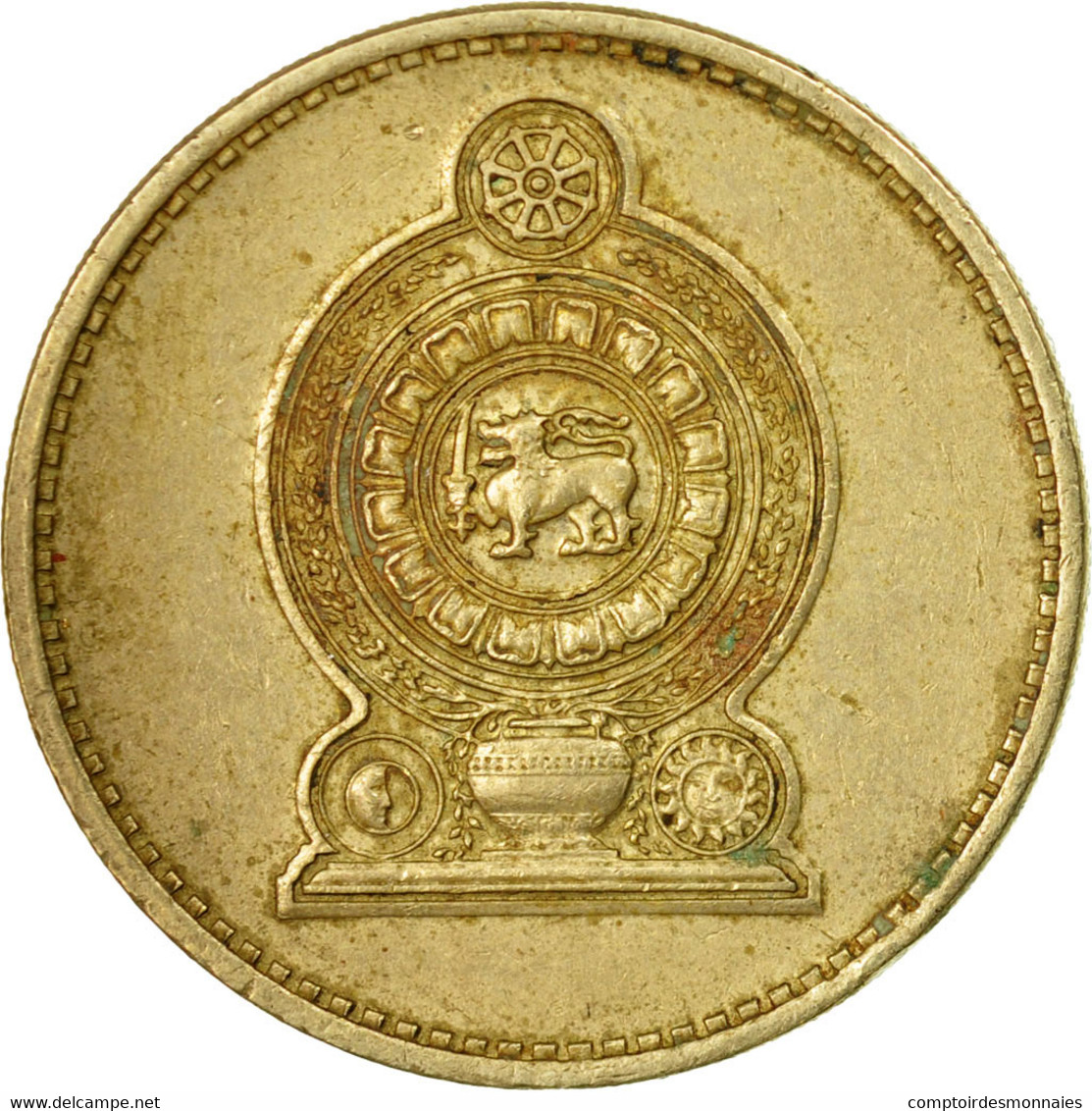 Monnaie, Sri Lanka, 5 Rupees, 1984, TB, Nickel-brass, KM:148.1 - Sri Lanka