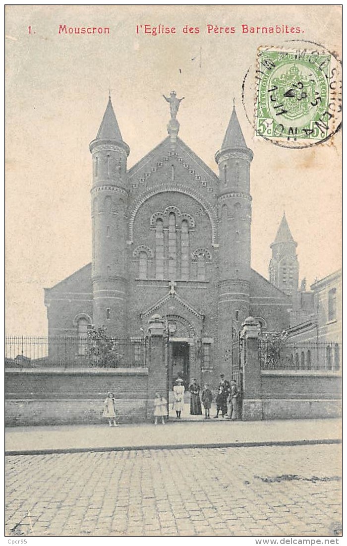 Belgique . N° 49448 . Mouscron . L Eglise Des Peres  Barnabites - Mouscron - Moeskroen