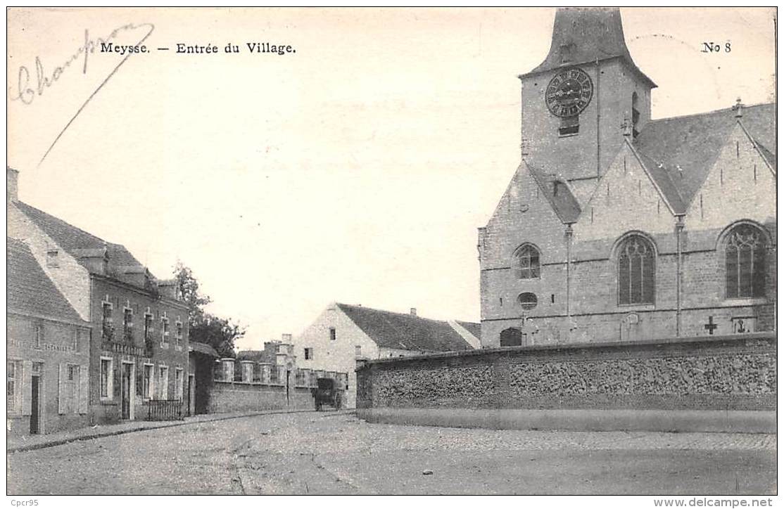 Belgique . N° 49450 . Meysse . Entrée Du Village - Meise