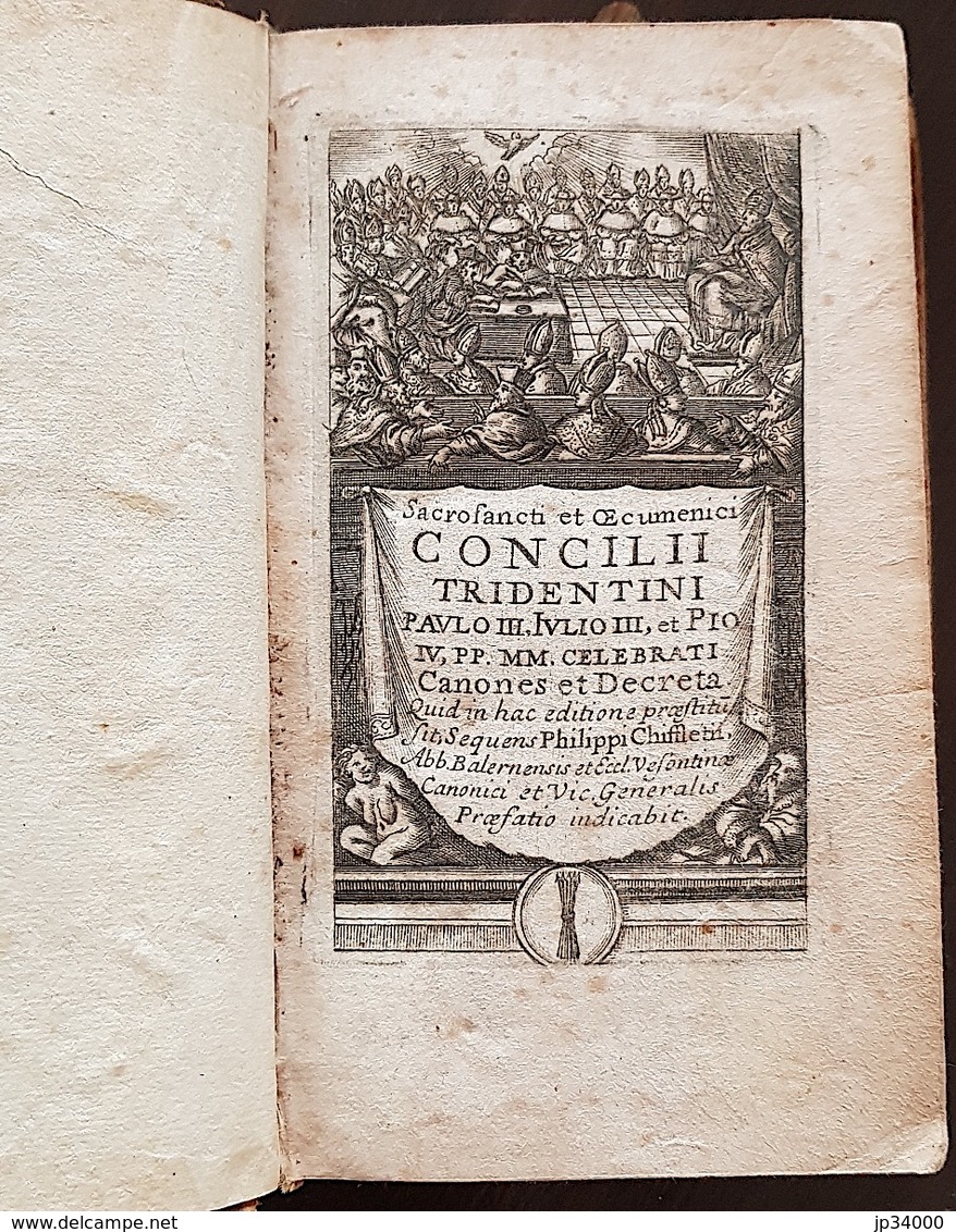 ACROSANCTI Et OECUMENICI Concilii Tridentini PAVLO III. Ivlio III. Edition De 1625 - Before 18th Century