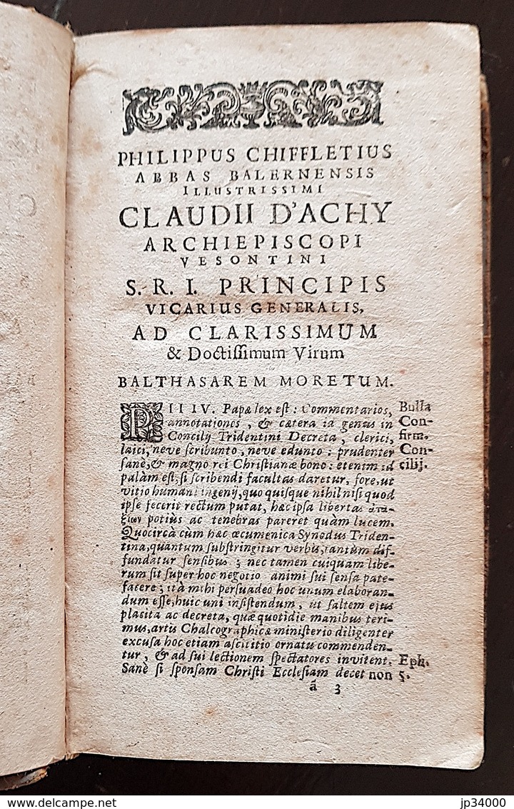 ACROSANCTI Et OECUMENICI Concilii Tridentini PAVLO III. Ivlio III. Edition De 1625 - Jusque 1700