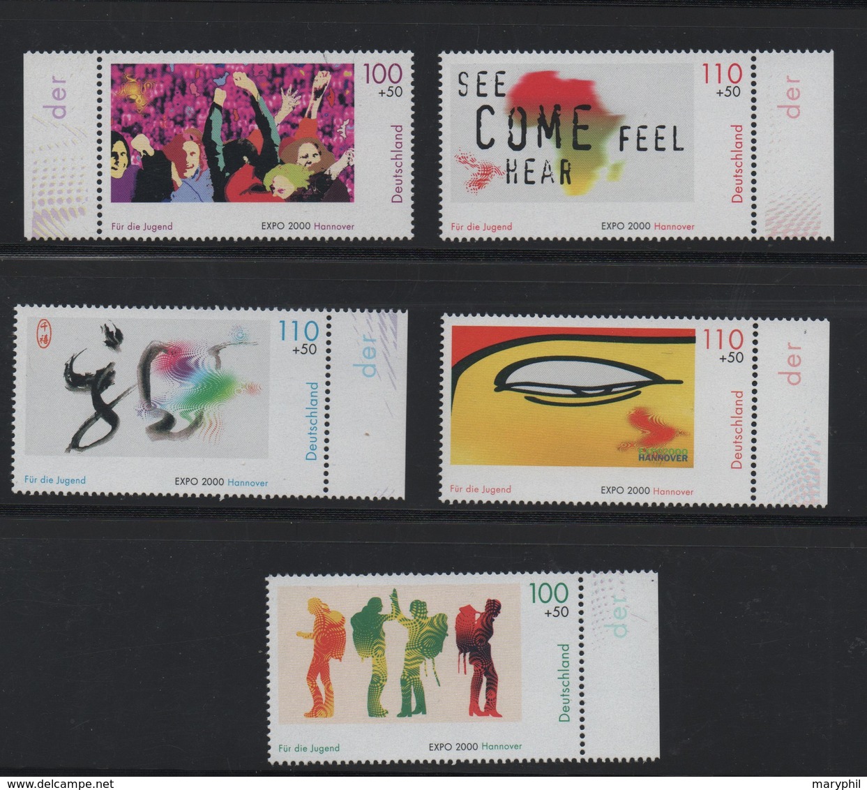 LOT 193 - ALLEMAGNE   N° 1950/1955 ** -  EXPOSITIONS UNIVERSELLES HANOVRE - COTE 18 € - 2000 – Hanover (Germany)