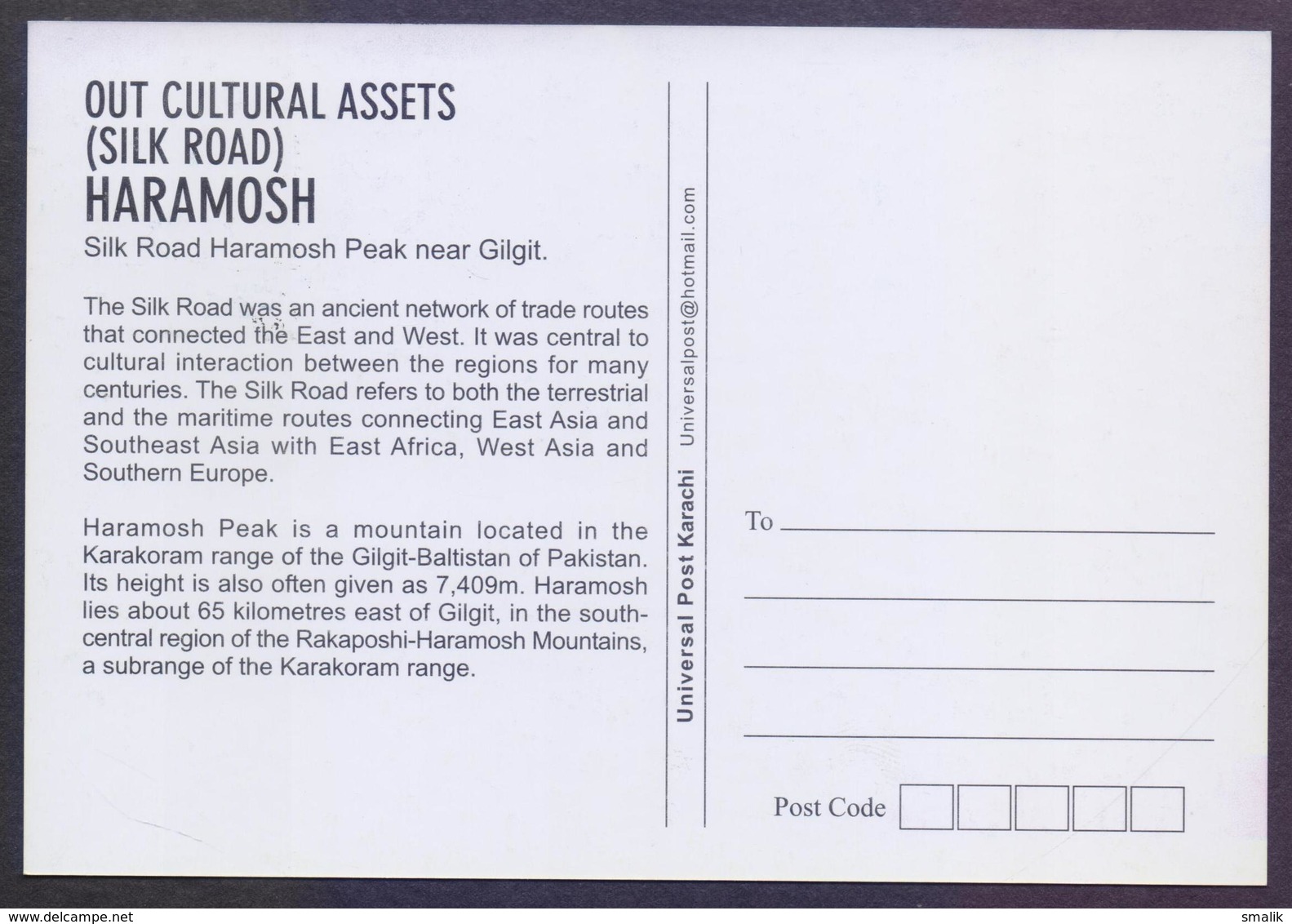 PAKISTAN 2004 - SILK ROAD, OUR CHULTURAL ASSETS, EURASIA POSTAL UNION, MAXIMUM CARD SET OF 2 - Pakistan