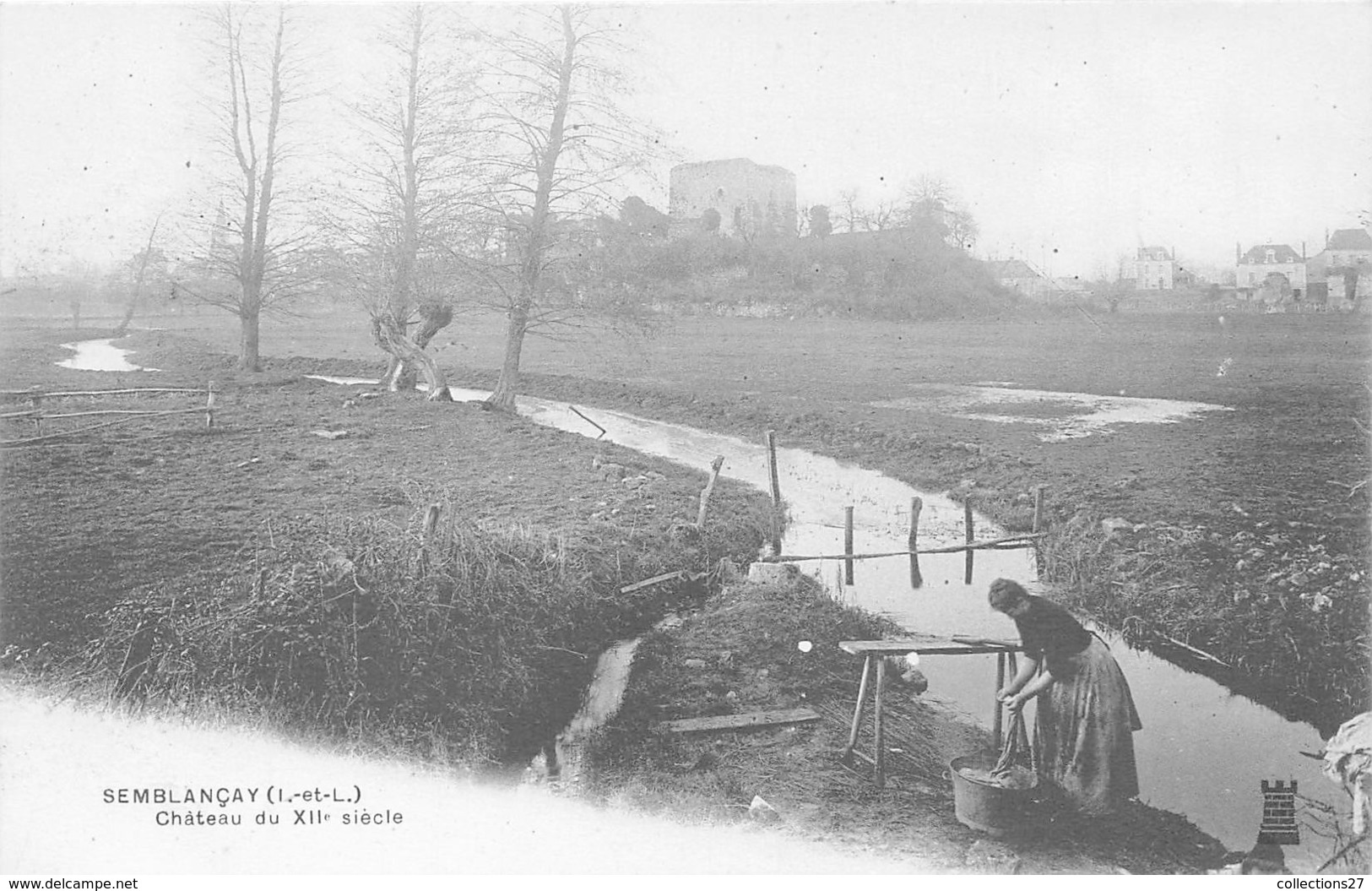 37-SEMBLANCAY- CHATEAU DU XIIeS - Semblançay