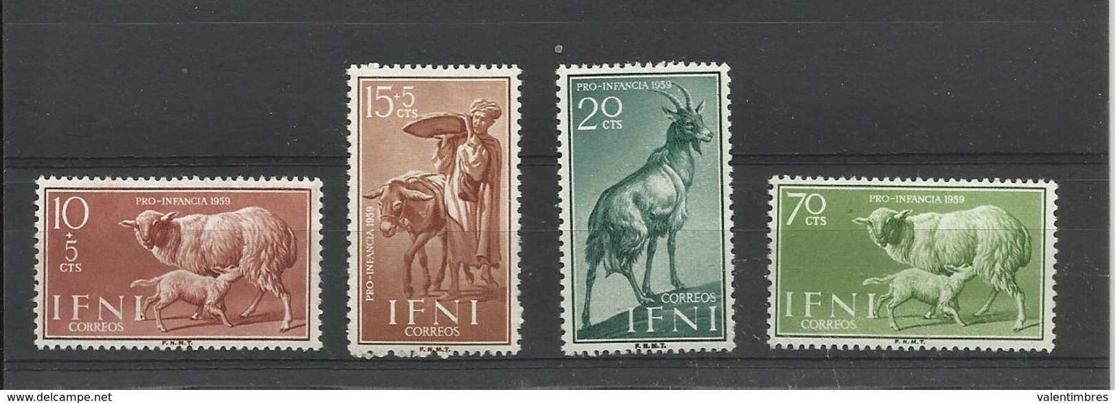 IFNI * * YT  126/29 âne Mouton Brebis Chèvre Bouc - Donkeys